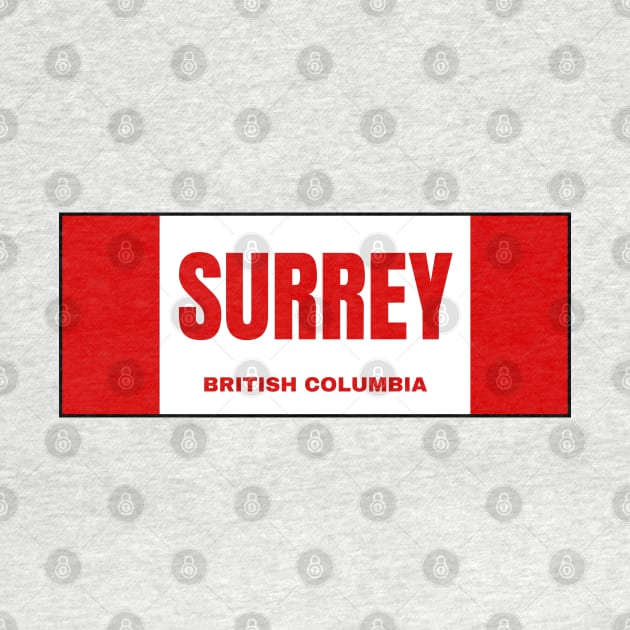 Surrey City in Canadian Flag Colors by aybe7elf